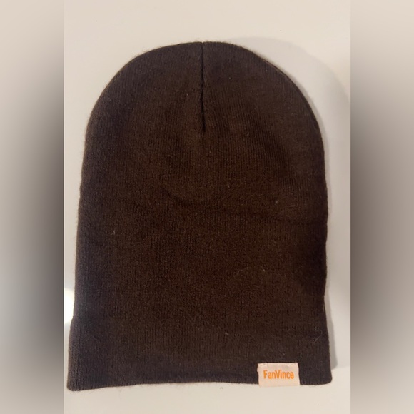 FanVince Dark Brown Knit Beanie - Picture 2 of 4